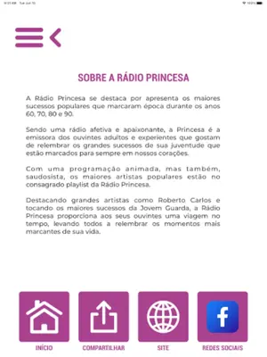 Rádio Princesa android App screenshot 2