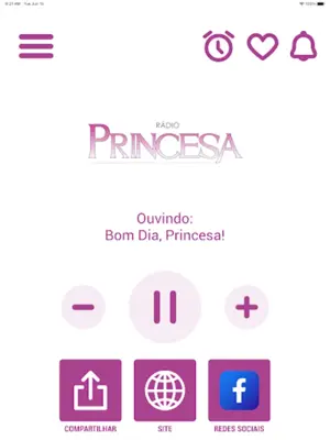 Rádio Princesa android App screenshot 3