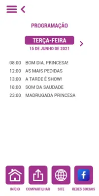 Rádio Princesa android App screenshot 5